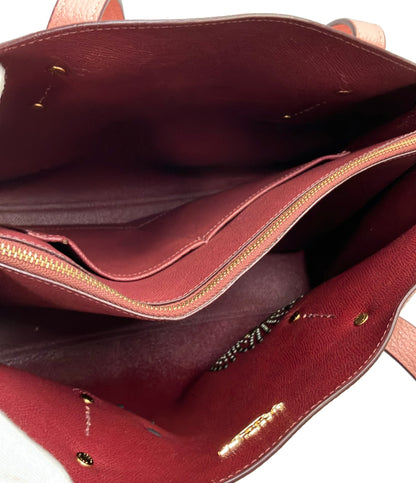 美品 COACH 2WAY トートバッグ ショルダーバッグ 斜め掛け 花柄 26891 レディース コーチ
