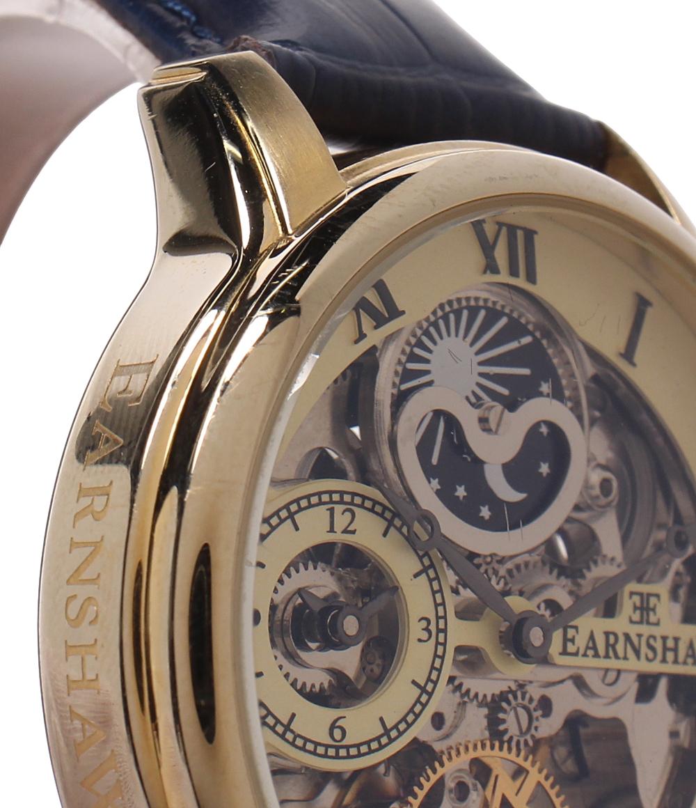 EARNSHAW 腕時計 自動巻き ゴールド 8006 メンズ アーンショウ