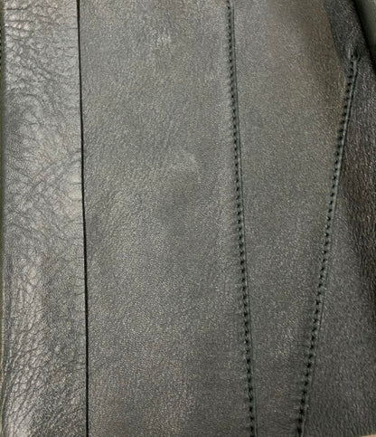 スポーツマックス ノーカラーレザージャケット レディース SIZE 42 (M) SPORTMAX