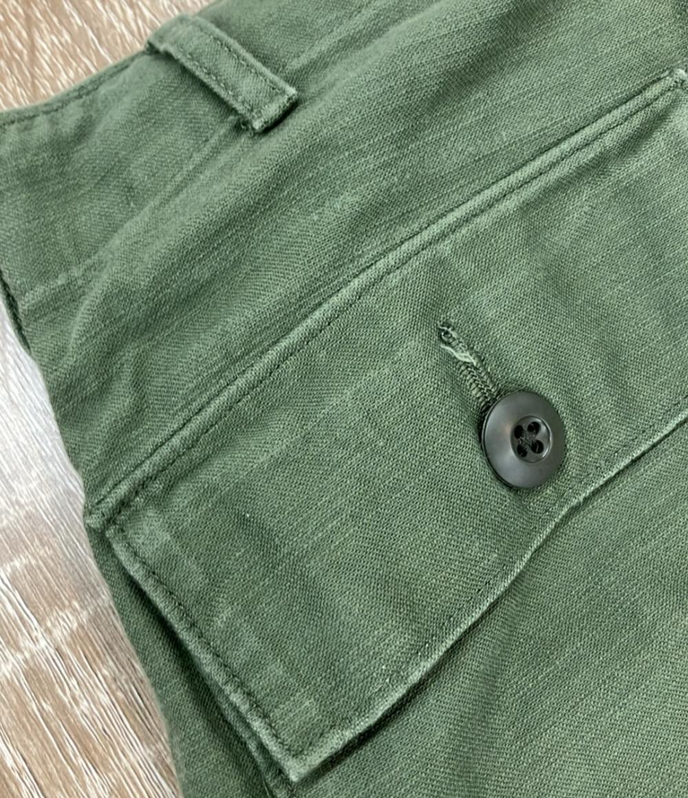 CIOTA コットンパンツ BAKER PANTS カーキ スビンコットンムラ糸バック