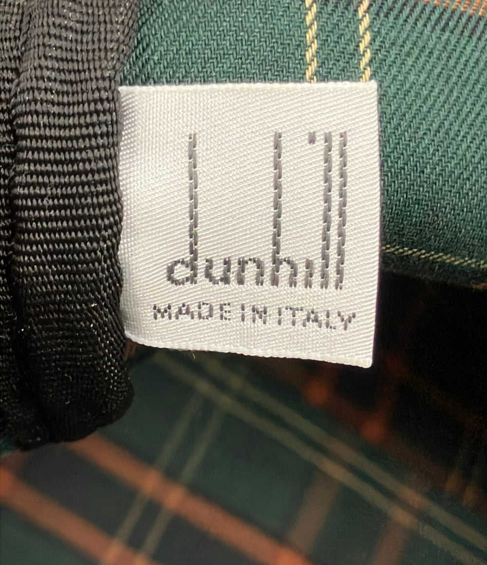 Dunhill ボストンバッグ ショルダーバッグ 2WAY 斜め掛け PVC レザー メンズ ダンヒル