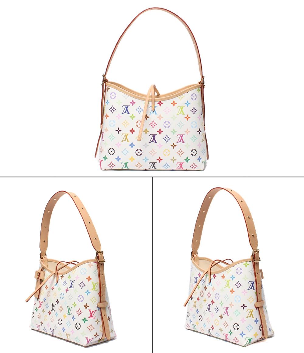 美品 LOUIS VUITTON ショルダーバッグ ハンドバッグ 肩掛け LV×TM キャリーオール NM PM モノグラムマルチカラー M13661 レディース ルイ・ヴィトン
