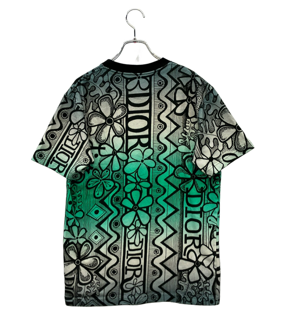DIOR HOMME STUSSY 半袖Tシャツ 総柄 033J642B0645 メンズ SIZE XS ディオール・オム ステューシー
