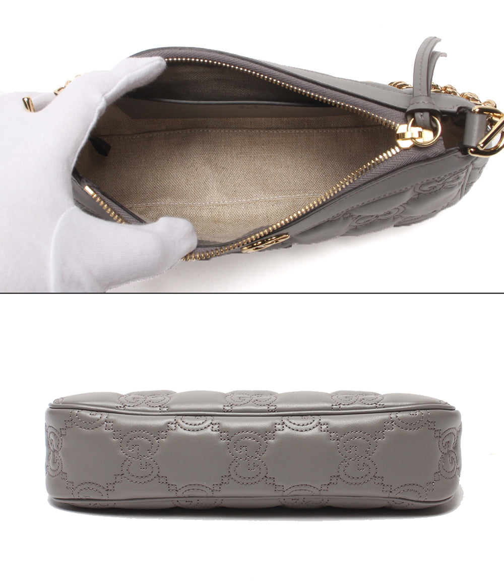 美品 GUCCI ハンドバッグ チェーンショルダーバッグ 肩掛け GGマトラッセ 826218 493075 レディース グッチ