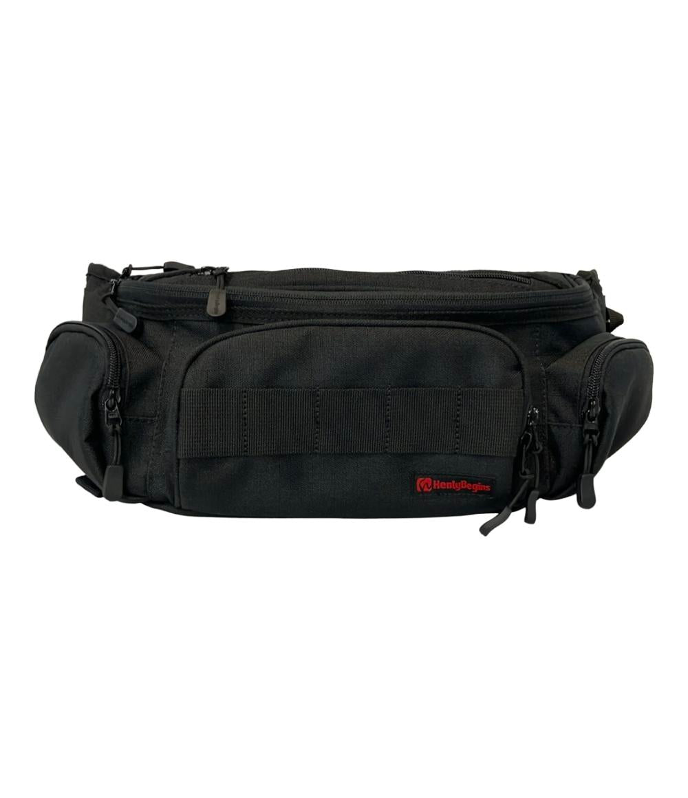 美品 ヘンリービギンズ ウエストバッグ メンズ Henly Begins