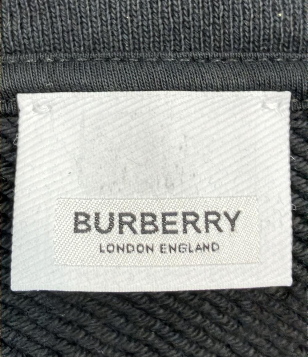 BURBERRY 長袖パーカー DRAKE エンブロイダリー フーディ 馬上の騎士ロゴ スウェット 8072776 メンズ SIZE M バーバリー