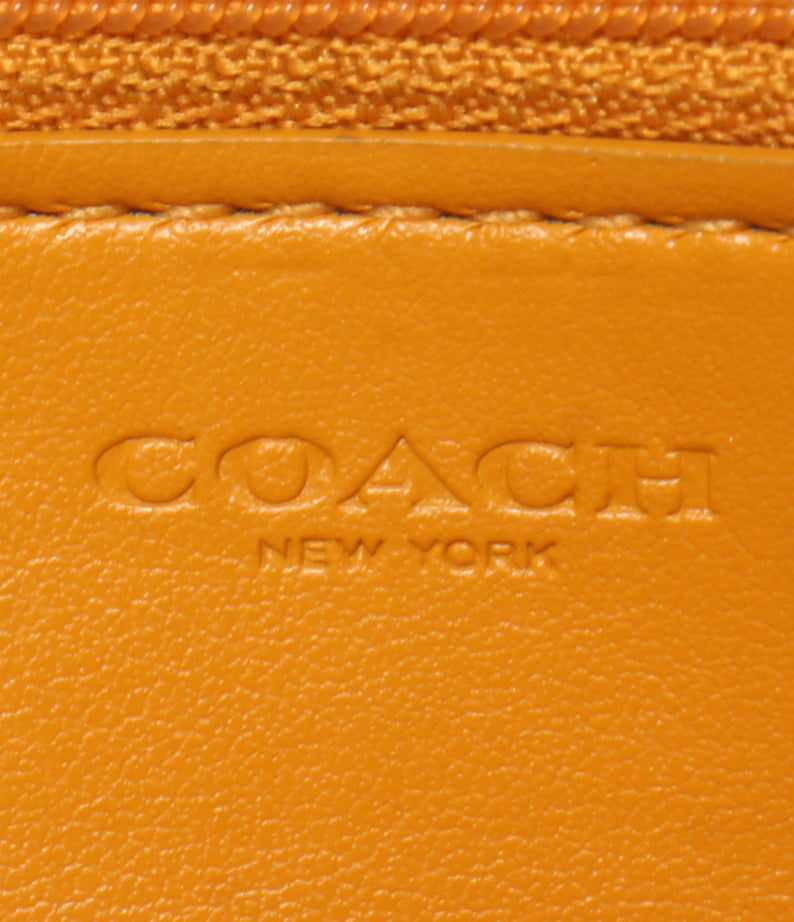 COACH ラウンドファスナー長財布 シグネチャー F54630 レディース コーチ