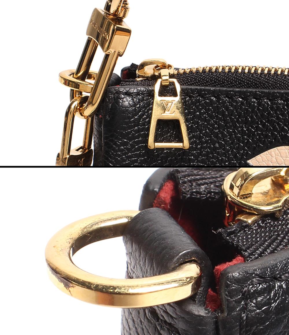 美品 LOUIS VUITTON ショルダーバッグ クロスボディバッグ ゴールド金具 ミュルティ ポシェット アクセソワール モノグラム アンプラント M45777