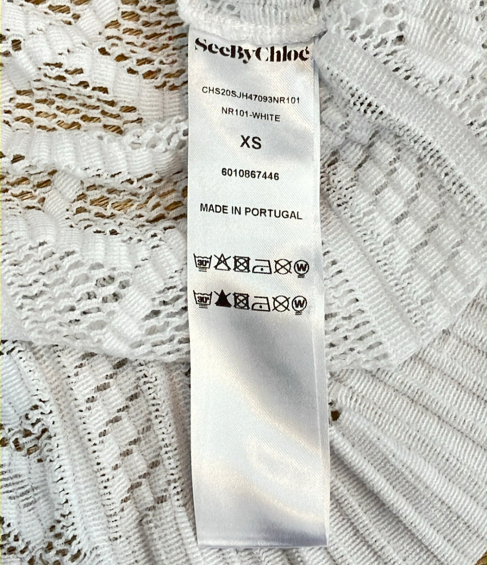 SEE BY CHLOE 半袖 ニット CHS20SJH47093NR101 レディース SIZE XS シーバイクロエ