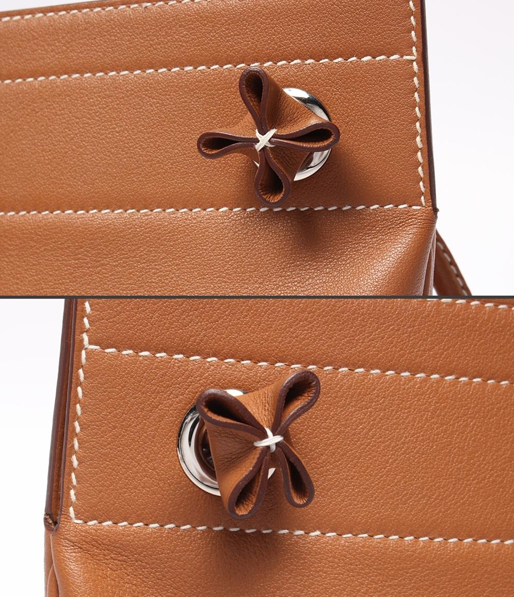 美品 HERMES ショルダーバッグ ヴォー・スイフト シルバー金具 D刻印