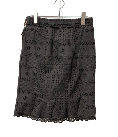 美品 LOUIS VUITTON タイトスカート レース レディース SIZE 36 (M) ルイ・ヴィトン