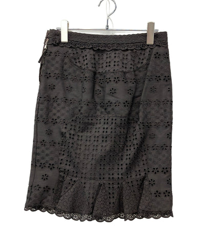 美品 LOUIS VUITTON タイトスカート レース レディース SIZE 36 (M) ルイ・ヴィトン