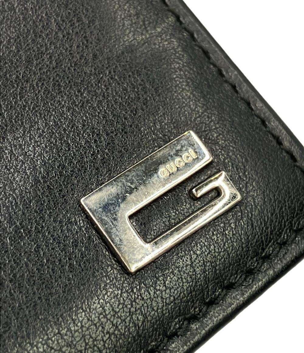 GUCCI グッチ レザー ブラック メモ帳ケース & メモ帳 シリアル刻印 GUCCI（グッチ） アジェンダ 手帳 メモ ダイアリー アドレス帳付き GG