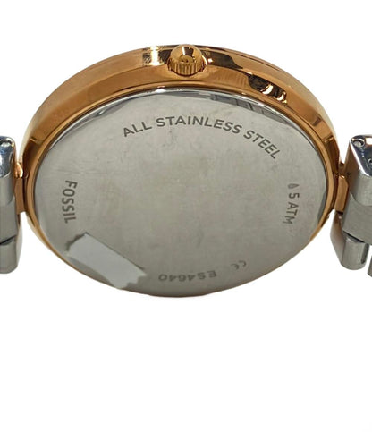 フォッシル 腕時計 クオーツ ネイビー ES4640 レディース FOSSIL