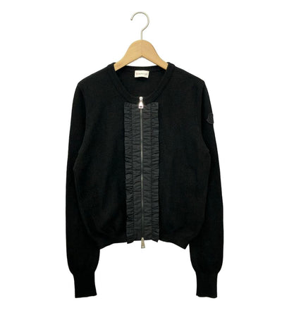 モンクレール フロントフリルダブルジップアップカーディガン レディース SIZE XS MONCLER
