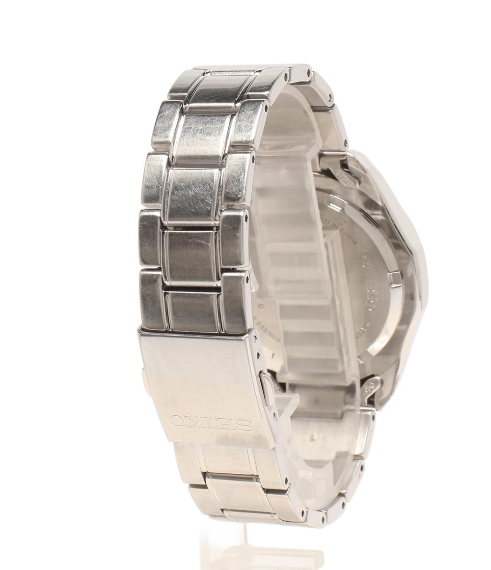 SEIKO 腕時計 ANA限定モデル ソーラー ブラック系 V172-0BA0 メンズ セイコー