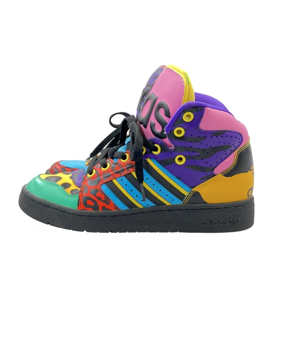 adidas ハイカットスニーカー × JEREMY SCOTT INSTINCT HI G61090 レディース SIZE 24.5 (L) アディダス