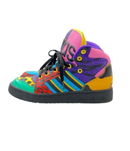 adidas ハイカットスニーカー × JEREMY SCOTT INSTINCT HI G61090 レディース SIZE 24.5 (L) アディダス
