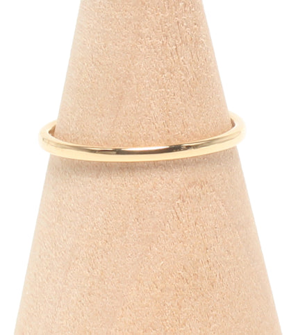 美品 STAR JEWELRY リング 指輪 K18 エメラルド ダイヤ 0.04ct レディース SIZE 7号 スタージュエリー