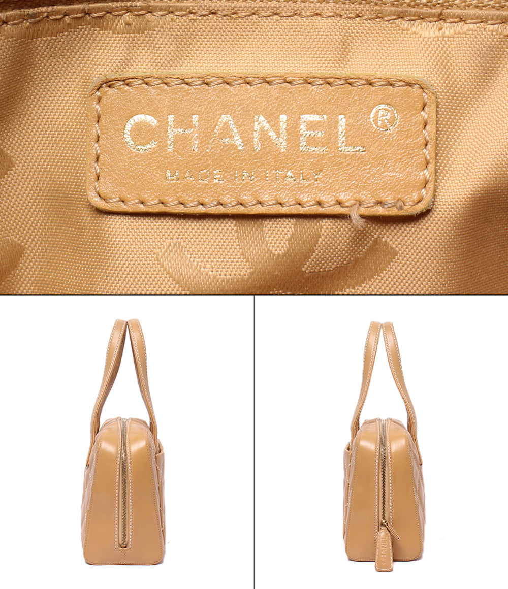 CHANEL ハンドバッグ 8番台 ゴールド金具 ワイルドステッチ レディース シャネル