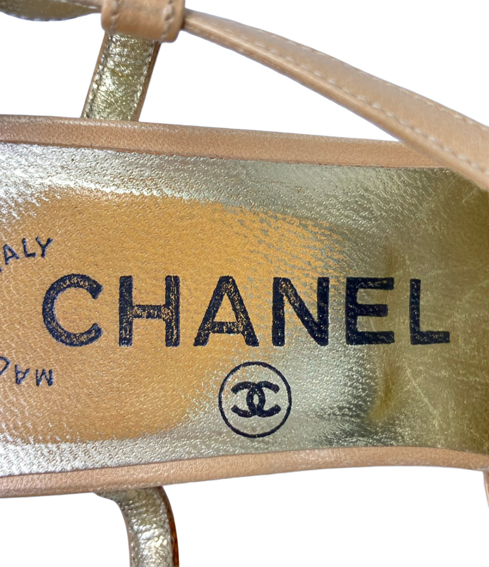 CHANEL サンダル レディース SIZE 36 1/2 シャネル