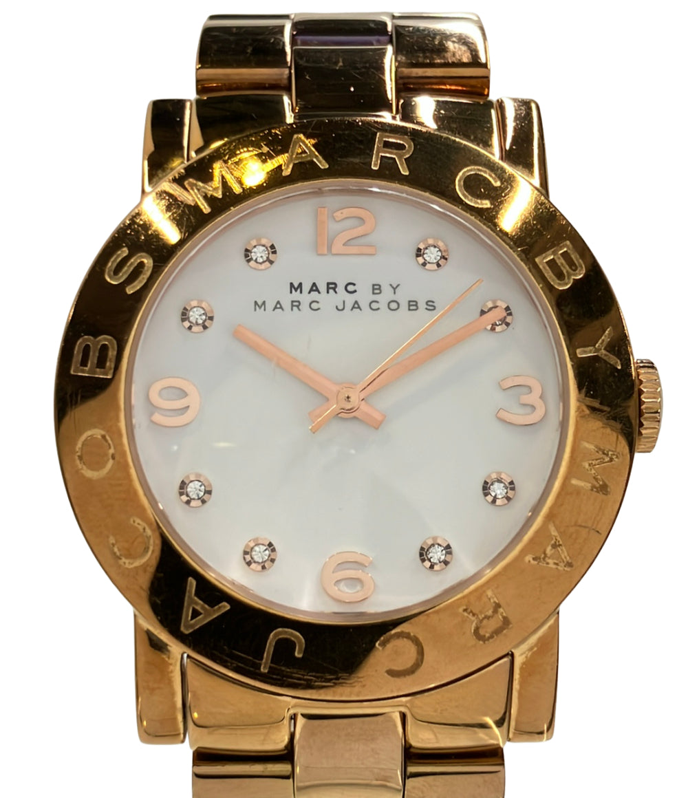 MARC BY MARC JACOBS 腕時計 クオーツ ホワイト MBM3077 メンズ マークバイマークジェイコブス