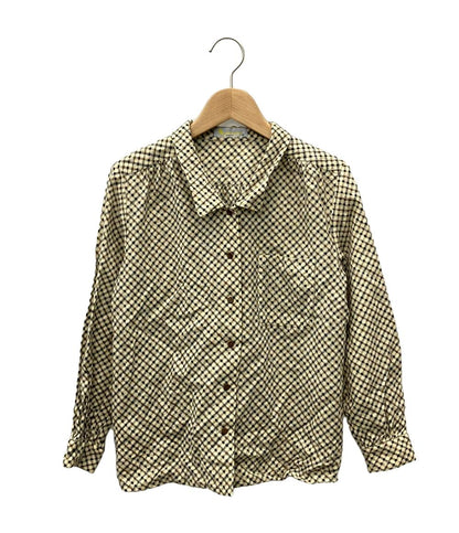 アクアスキュータム 長袖シャツ チェック柄 レディース SIZE 9 (M) Aquascutum