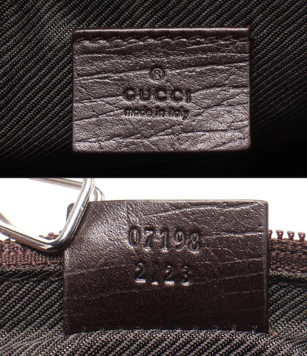 美品 GUCCI ポーチ アクセサリーポーチ GGキャンバス 07198 2123 レディース グッチ