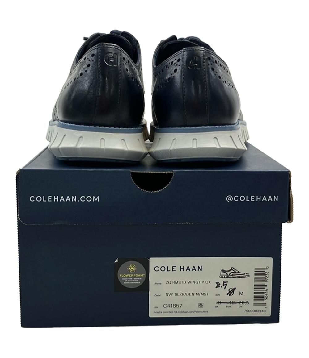 美品 COLE HAAN ZERO GRAND ドレスシューズ ウィングチップ オックスフォード メンズ SIZE 9 M (L) コールハーン ゼロ グランド