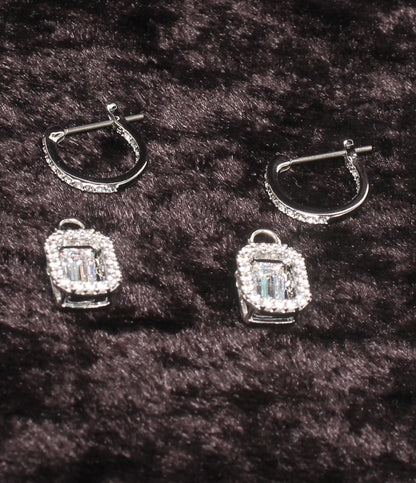 美品 SWAROVSKI ピアス レディース スワロフスキー