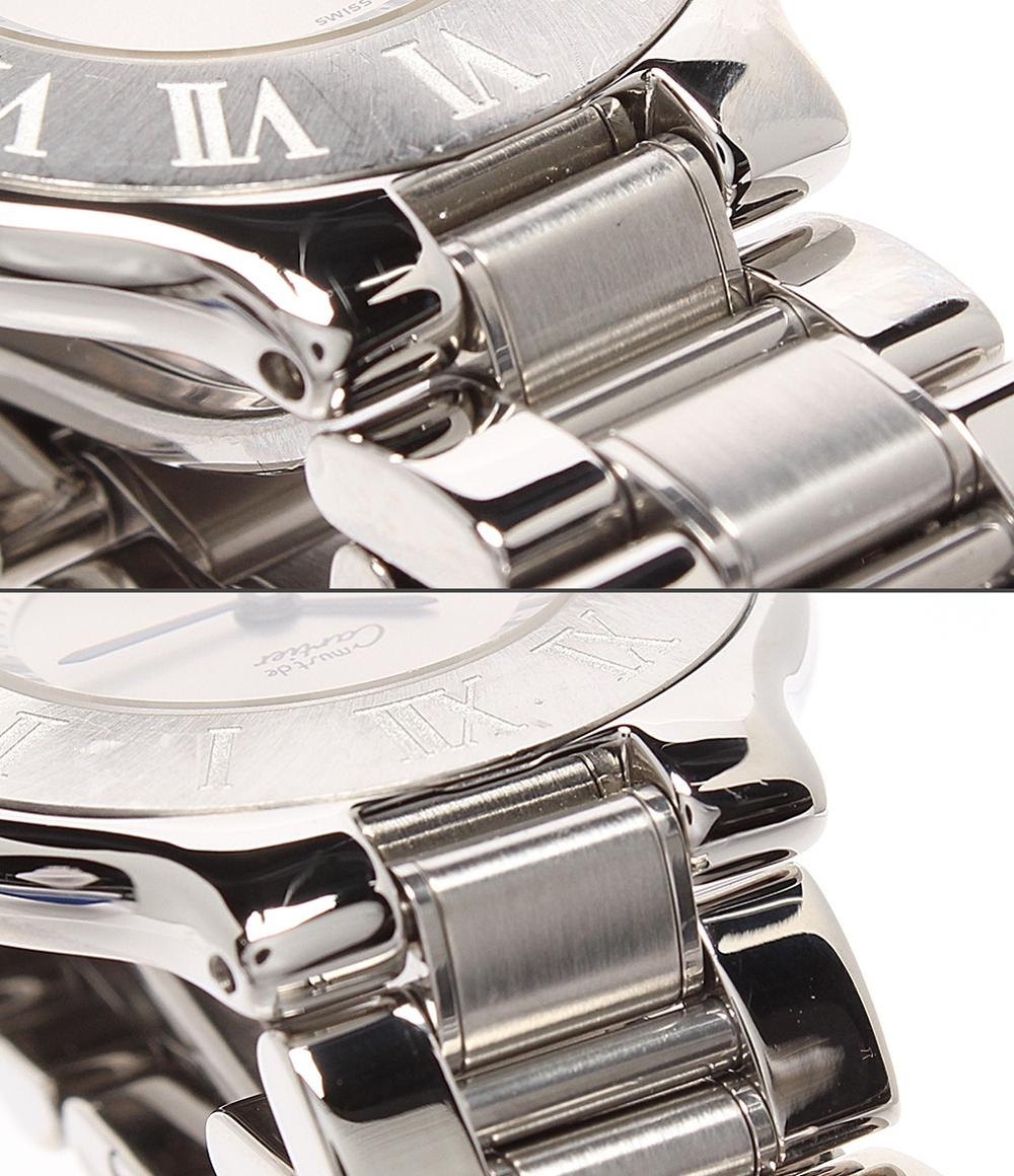 Cartier 腕時計 マスト21 クオーツ シルバー 1330 レディース メンズ