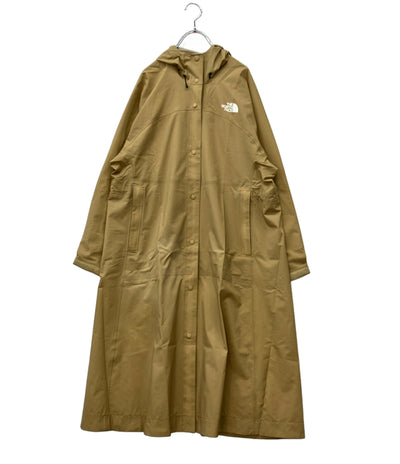 訳あり THE NORTH FACE ロングコート レイン ナイロン ライト フード付き スナップボタン ブリーズライトニングコート NPW12360 レディース SIZE L