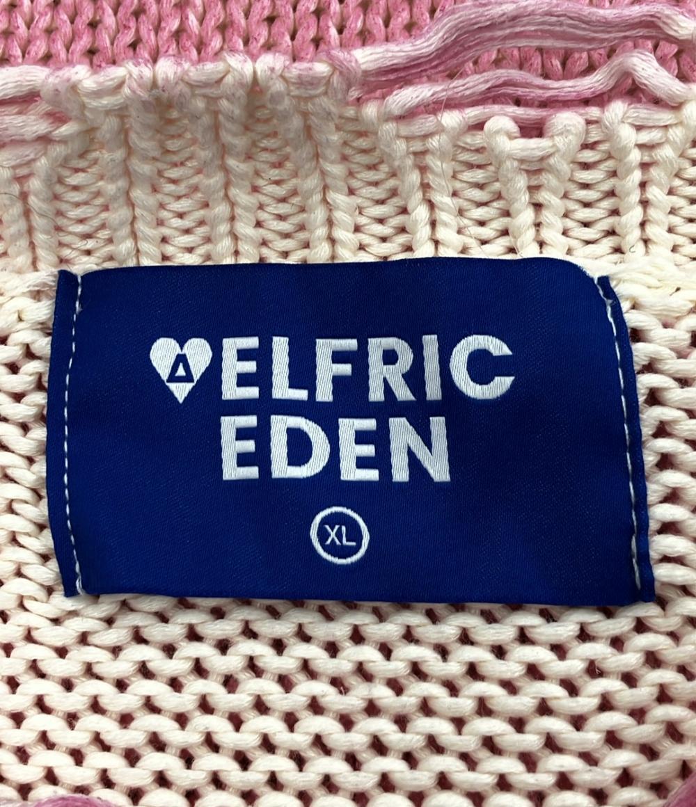 美品 エルフリック エデン ペイントフラッシュニット ユニセックス SIZE XL (XL) Aelfric Eden