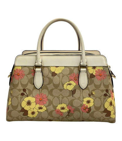 コーチ ハンドバッグ ショルダーバッグ 2WAY キャンバス フローラル クラスター プリント ダーシー キャリーオール シグネチャー CH345 レディース