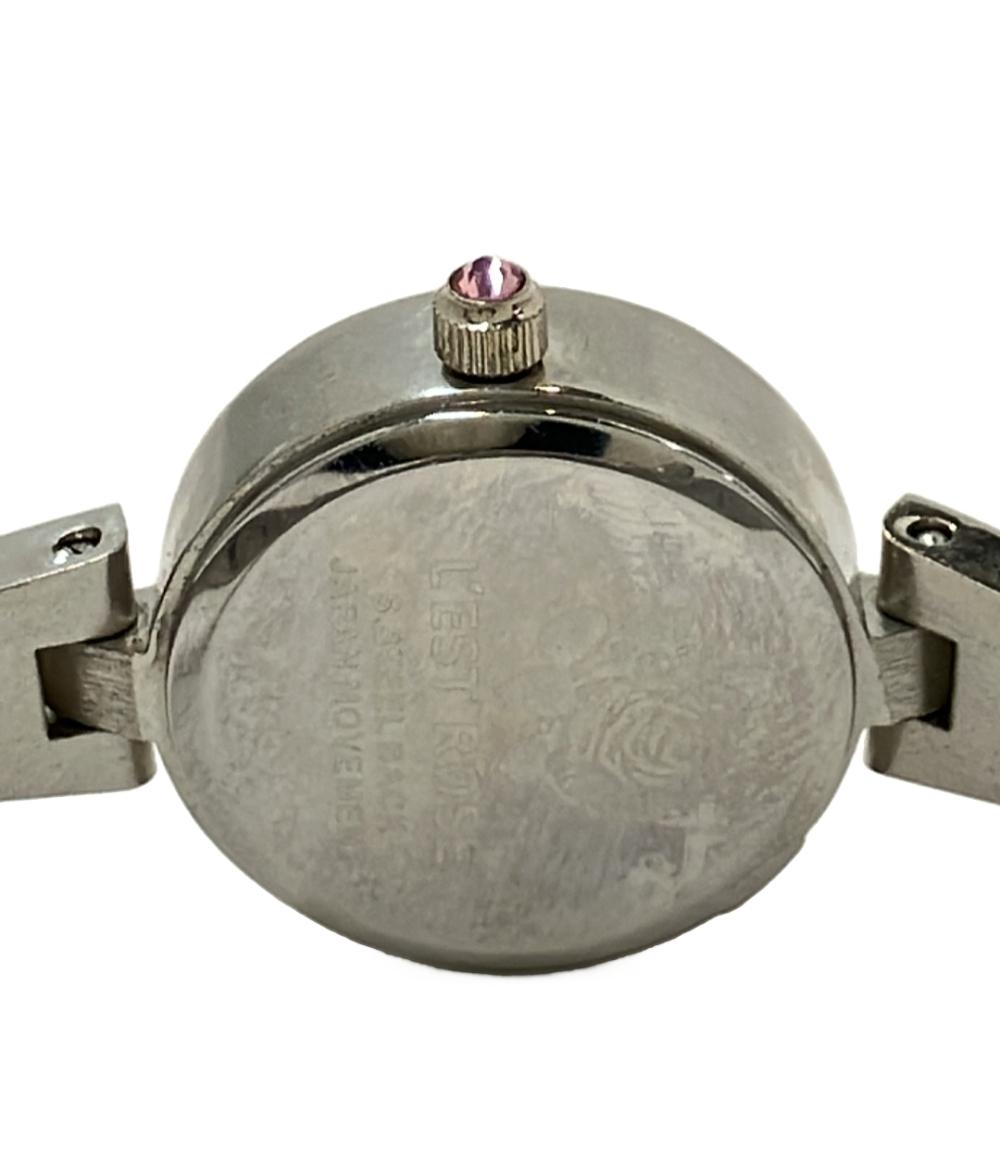 レストローズ 腕時計 クオーツ シルバー レディース L'EST ROSE