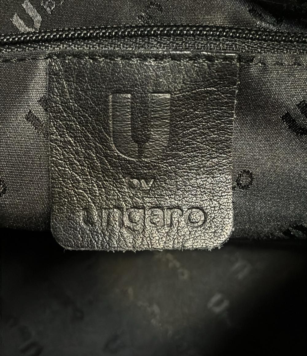 美品 U by ungaro ショルダーバッグ 斜め掛け レザー レディース ユーバイウンガロ