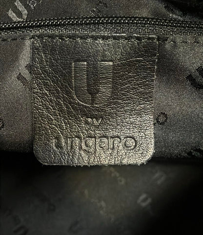 美品 U by ungaro ショルダーバッグ 斜め掛け レザー レディース ユーバイウンガロ