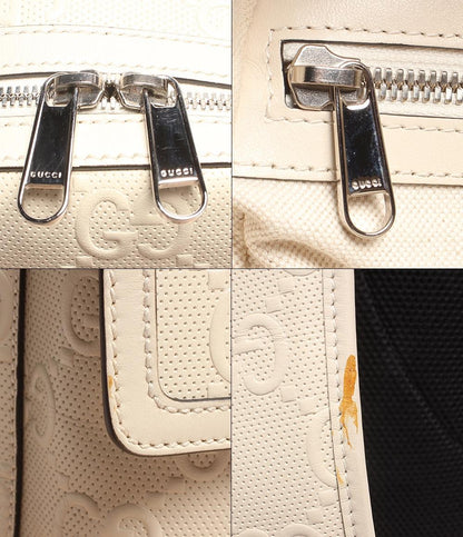 グッチ リュック バックパック シルバー金具 GGエンボス 658579 493075 レディース GUCCI