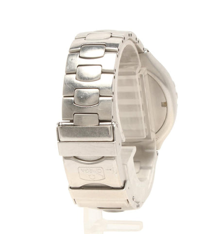 OMEGA 腕時計 シーマスター クオーツ ブラック メンズ オメガ