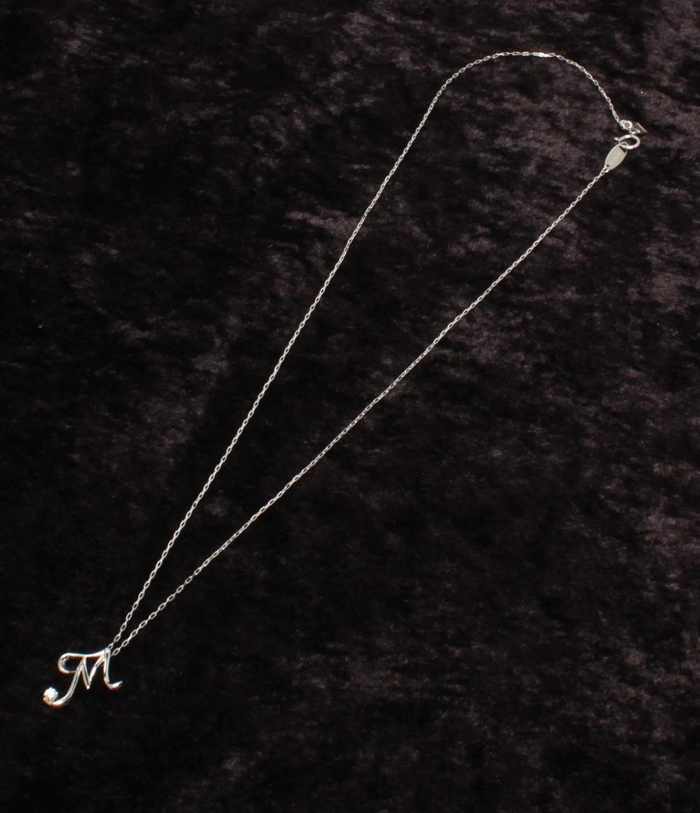 美品 ロイヤル・アッシャー ネックレス Pt950 ダイヤ 0.05ct レディース ROYAL ASSCHER