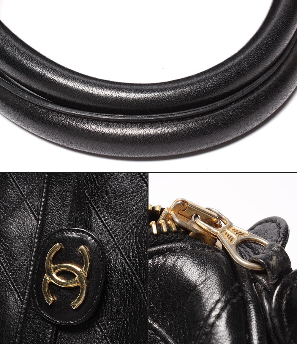 CHANEL 2way ミニボストンバッグ ハンドバッグ ショルダーバッグ 肩掛け ゴールド金具 ビコローレ レディース シャネル