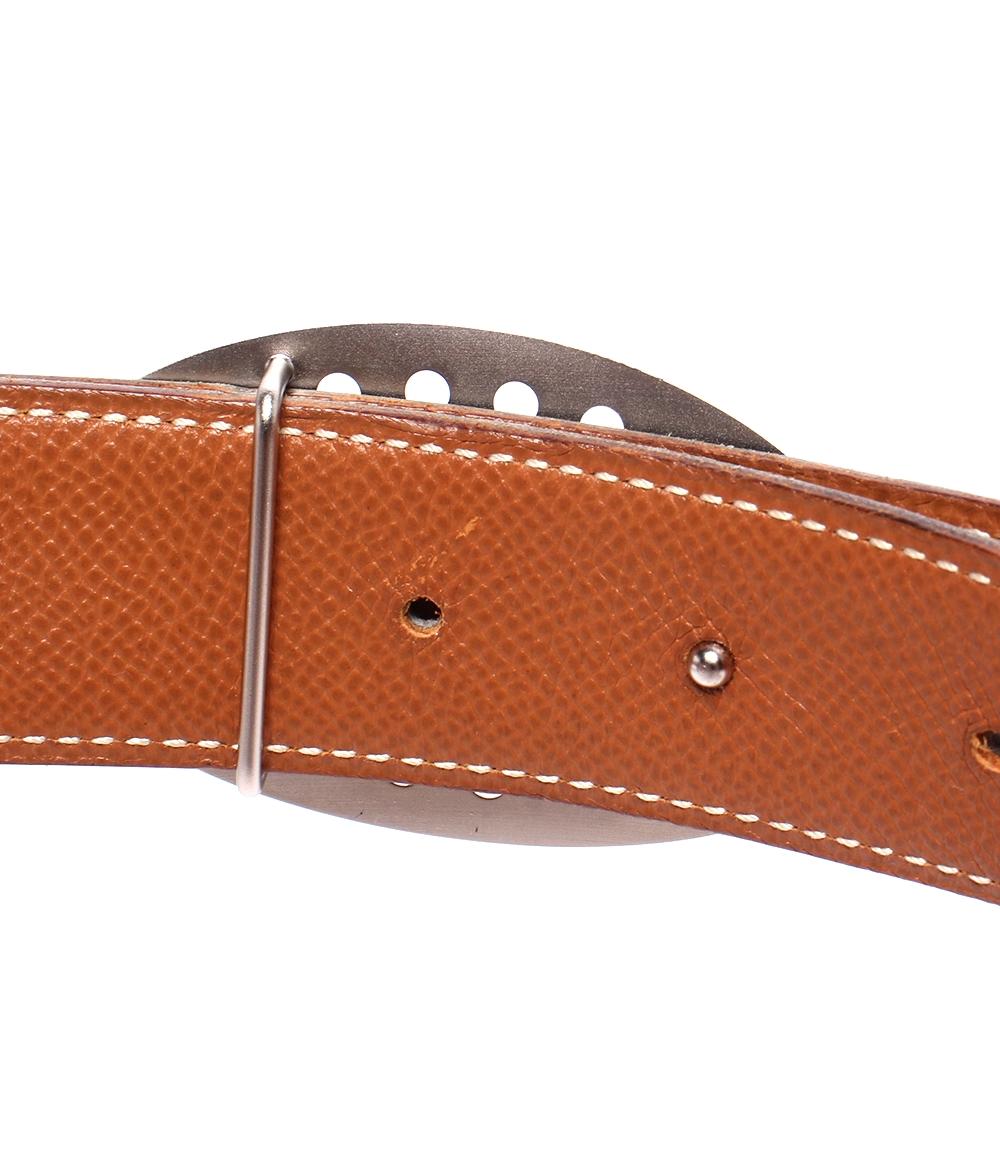 HERMES ベルト リバーシブルベルト65 エブリンバックル シルバー金具