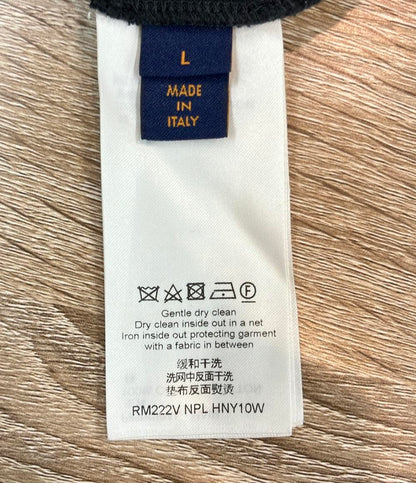 LOUIS VUITTON 半袖Tシャツ 22SS ウォッシュド加工 インサイドアウト 編み込みポケット Tシャツ RM222V NPLHNY 10W メンズ SIZE L ルイ・ヴィトン