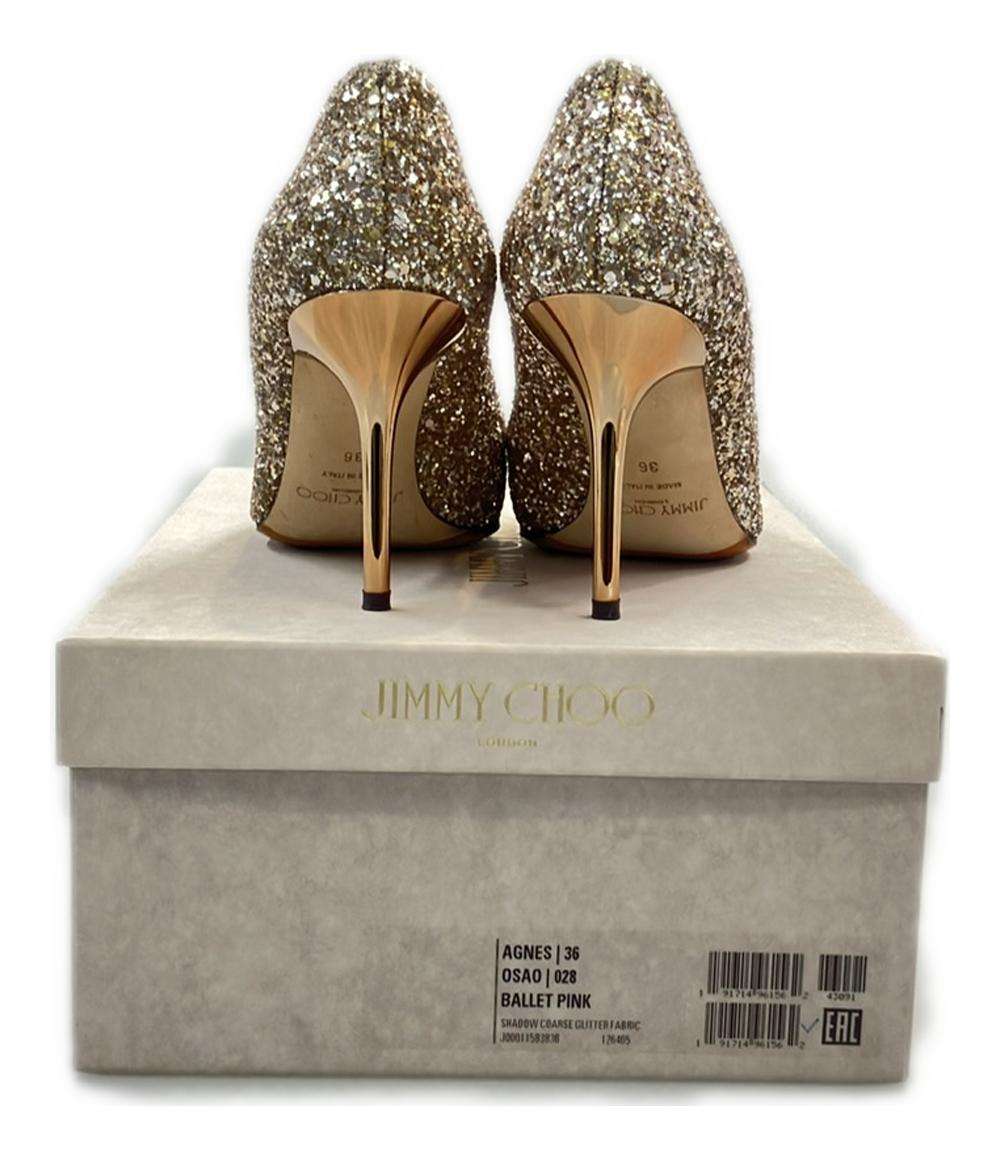 Jimmy Choo ポインテッドトゥパンプス グリッター レディース SIZE 36 (M) ジミーチュウ