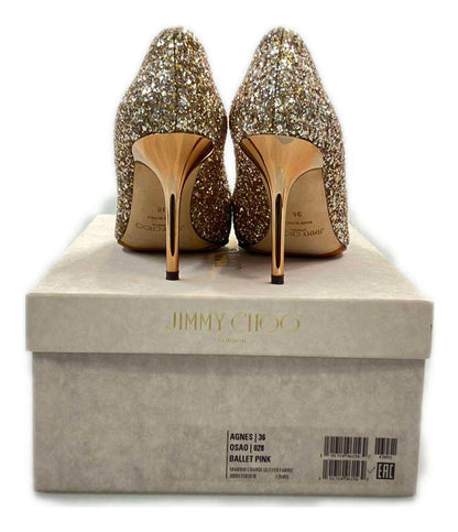 Jimmy Choo ポインテッドトゥパンプス グリッター レディース SIZE 36 (M) ジミーチュウ