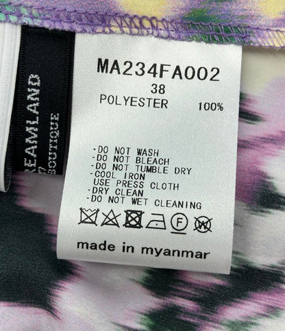 ミュベール 長袖ワンピース 花柄 MA234FA002 レディース SIZE 38 (M) MUVEIL