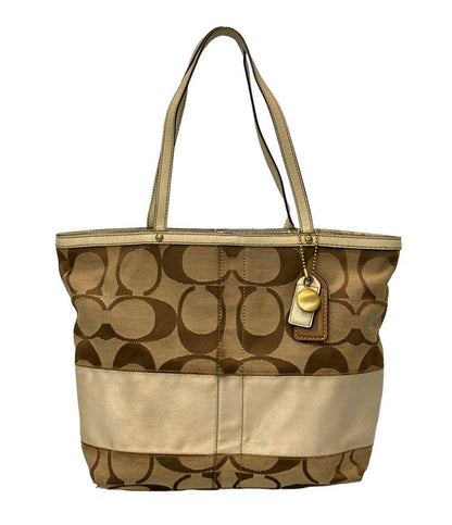 COACH トートバッグ ラージシグネチャー 10124 レディース コーチ