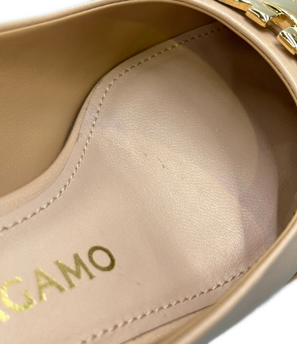 Salvatore Ferragamo ガンチーニスクウェアトゥパンプス レディース SIZE 5 1/2 サルヴァトーレフェラガモ