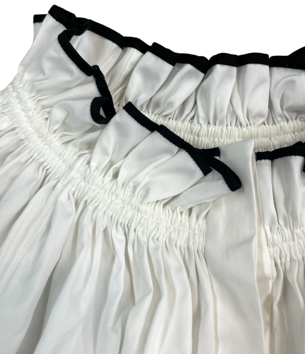 美品 Drawer トリムギャザーカラーブラウス 6521-2-000036 レディース SIZE 36 (XS) ドゥロワー