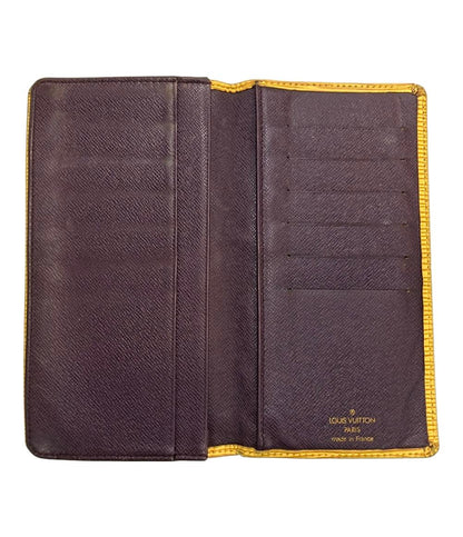 ルイ・ヴィトン 二つ折り札入れ長財布 ポルトカルトクレディ エピ M63219 レディース LOUIS VUITTON